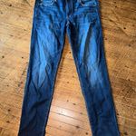 American Eagle distressed dark wash size 12 skinny jeans Photo 0