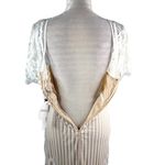 Boohoo Occasion Dress 6 White All Over Lace Bodycon Midi New Photo 12