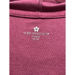 Tuff Athletics Top Pink Hood Long Sleeve Logo Size Medium Activewear Photo 1