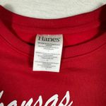 Hanes Arkansas Razorbacks Red Crew Neck Sweatshirt Women's Large Photo 2
