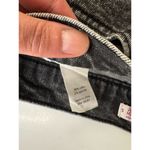 SO  Junior Size 5 Distressed High Rise Vintage Stretch Mom Shorts Black Acid Wash Photo 5