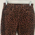 BLANK NYC  Women's Animal Print Corduroy The Reade Skinny Crop Pants 28 Photo 2