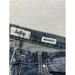 Daytrip  Medium Wash Stretch Distressed VIRGO Boot Cut Denim Jeans Women's 28R Photo 1