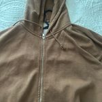 Brandy Melville John Galt  Christy Zip-Up Oversized Hoodie Photo 2