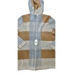 New Directions Blue Spruce Multi Night Blooms Cardigan Sweater XL Casual Winter‎ Gray Photo 7