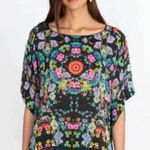 Johnny Was EUC  Ella Flower Verity Blouse XS Oversized Photo 0