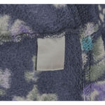 Miss Elaine Robe Womens Large Blue Floral Fleece Winter Housecoat Boho Granny Photo 8