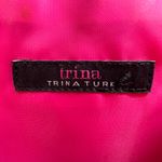 Trina Turk | Medium Blush Pink PVC Floral Interior 2-Handle Satchel Purse Bag Photo 6