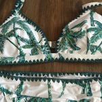 Cupshe Tropical Palm Print Bikini Set Green Size XL Photo 4