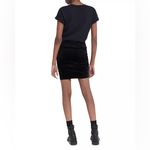 The Kooples Technical Fleece Ruched Mini Skirt Size FR 4 / Size 10/XL US NWT Photo 1