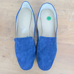 Enzo Angiolini  Blue Suede Flats Size 8M Photo 5