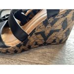 BORN Sudo Wedge Sandals‎ Size 10 Leather Straps NWOT Slingback shoes Black Shoe Photo 6