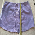 Forever 21  Lilac Purple Lace Up‎ Skirt Size S Photo 1