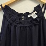 London Times {14} NWT  Deep Navy Cropped Pant Romper Wide Leg Photo 3