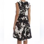 NWT Valentino butterfly Print Dress SIZE2 Black Size 2 Photo 5