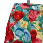 Talbots Pencil Skirt Women's Size 12 Floral Roses Watercolor Mid Rise Career Photo 2