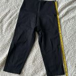 Aerie Laser Cut Capri Leggings Size M Black Photo 5