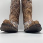 Dan Post Womens 10 Boots Daisy Blue Snip-Toe Cowboy Embroidered Floral Brown Photo 10