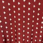 & Other Stories & OTHER STORIES Burgundy Printed Double Slit Midi Slip Dress, Size 4 Photo 3