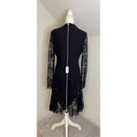 100% Silk Black Valentino Night Lace Dress Women’s 6 Photo 6