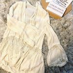 American Eagle Outfitters White Boho Crochet Cardigan Photo 0