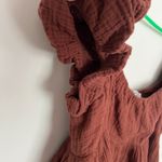 Princess Polly Lorna Gauze Romper Brown Size 10 Photo 5