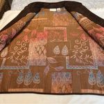 Alfred Dunner  Multicolor Tapestry Zip Up Vest Women’s Size 22W Fall Botanical Photo 7