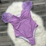 SheIn NWOT Plus Butterfly Appliques Ruched One Piece Swimsuit Photo 6