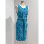 Banana Republic  Issa London Collection Blue Printed Wrap-Tie Dress Size 8 Photo 1