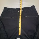 Moonstone Pants Womens Small Black Stretch Straight Leg Zip Ankles Performance Photo 7