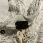 Free People We the Free Cotton Spandex TANK TOP Gray White Size S Photo 6