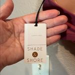 Shade & Shore New Women’s Crochet Bikini Top Size 38DD Mauve Halter Style NWT Photo 8