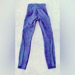 Lululemon  Athletica purple blak colored High-Waisted streamlined Leggings Photo 3