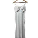 AQUA Scuba Strapless Bow Front Gown Size 12 Photo 5