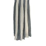 Madewell  Pleated Midi Dress Linen Blend Overcast Size 0 Photo 5