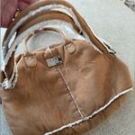 MNG by Mango Brown Tote Bag Purse Photo 10
