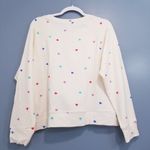 Wildfox Oatmeal Hearts Print Sweatshirt and Short Lounge Co-Ord Sets Photo 4