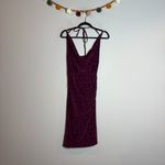 NBD  Revolve Jaguar Print Midi Dress Magenta & Black Photo 2