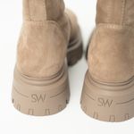 Stuart Weitzman  Bedford Shearling Lined Suede Booties Photo 6
