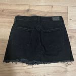 American Eagle Outfitters Denim Jean Skirt Size 4 Black Photo 1