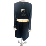 NWT Edward Archour Paris Two Tone Bow Metallic Tweed Dress Photo 1