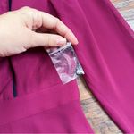 Modcloth  • Pretty Performative Dress chiffon fit & flare maroon embroidered folk Photo 4