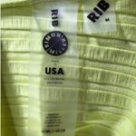 NWT Simon Miller Macu Maxi Ribbed Skirt with Slit in Swing Yellow Size M Photo 9