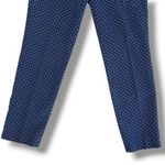 Talbots Garden Dot Chatham Ankle Pants-Size 8-Bi-Stretch-Twill-Welted Pockets Photo 3