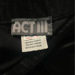 Vtg Black Velvet Skirt Pull Photo 2