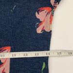 Love, Fire Love Fire Ribbed Floral Dress Blue M Photo 9