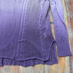 American Eagle  Outfitters Purple Ombre Crew Neck Lightweight Sweater Small Photo 3