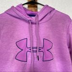 Under Armour  Heather Pink Long Sleeve Hooded‎ Pullover Sweatshirt Size M Photo 1