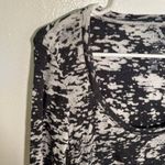 Go Couture Thermal Top Gray White Tie Dye Photo 3