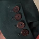 Anthropologie Maeve By  Double-breasted Blazer In Green Size 0 Photo 4